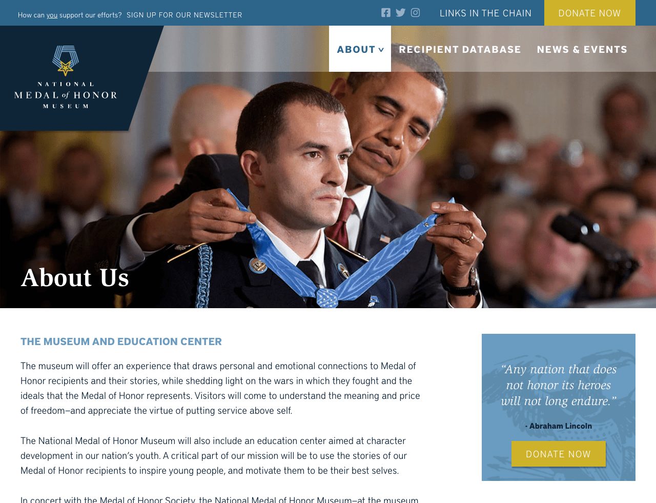 The National Medal of Honor Museum Image