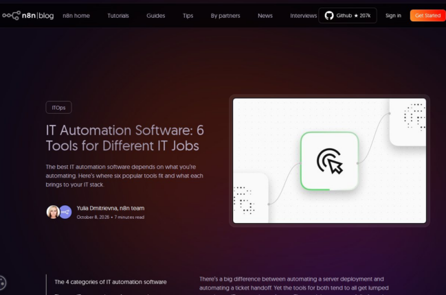 n8n official source page screenshot.